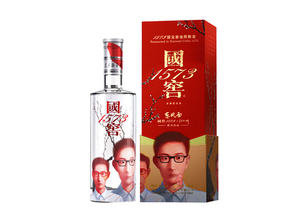 平台回收国窖1573·艺术新春酒·东方面