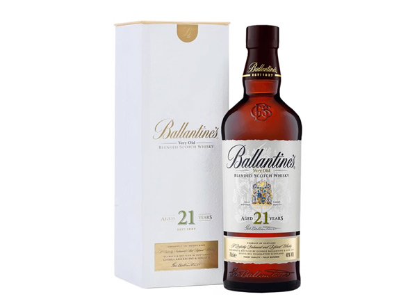 平台百龄坛威士忌回收百龄坛21年苏格兰威士忌40°Ballantine's进口洋酒700ml行情价格