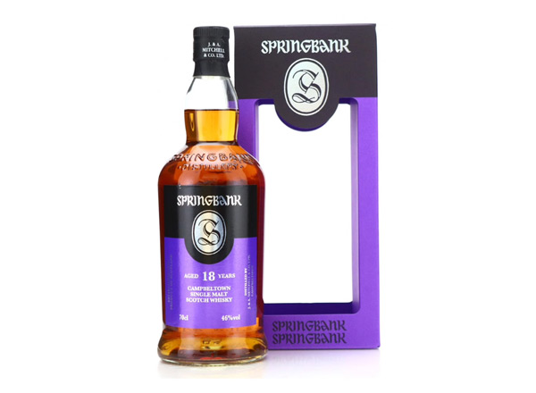 平台Springbank云顶18年威士忌回收云顶威士忌洋酒700ml
