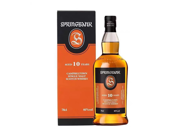 平台收购云顶10年威士忌SpringBank云顶10年700ml回收洋酒行货