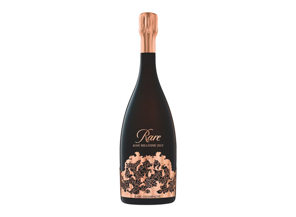 平台白雪香槟回收稀露香槟黑钻年份桃红香槟Rare Rose（礼盒装）