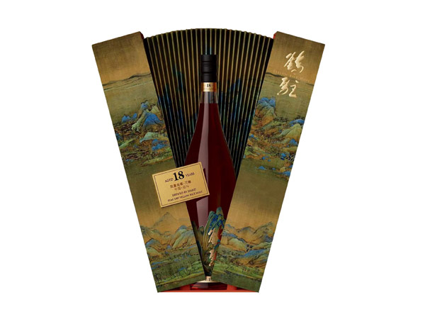 平台鹤驻18年黄酒回收鹤驻新花雕18年珍藏版千里江山图