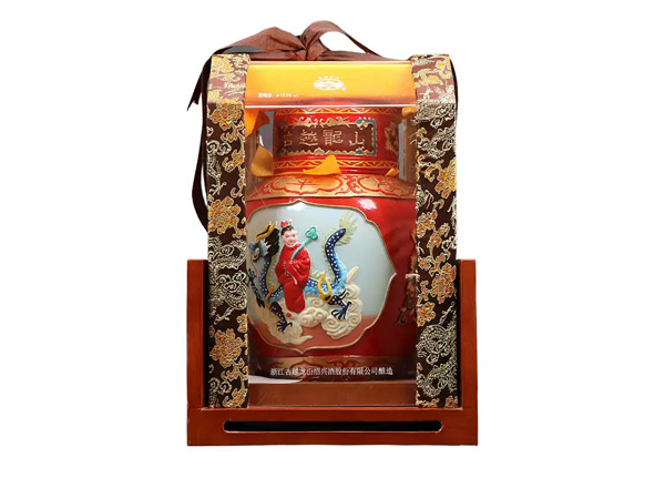 平台古越龙山黄酒回收古越龙山状元及第二十年陈酿2.5L工艺浮雕黄酒
